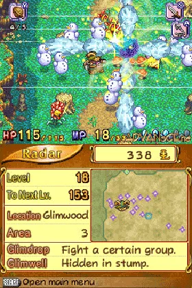 Children of Mana (USA) screen shot game playing